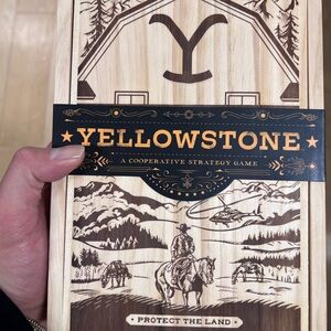 Yellowstone Cooperative Strategy Game - Natural Wood Finish